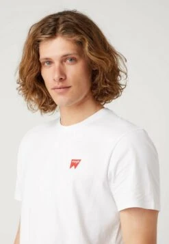 Wrangler Sign Off Tee - Camiseta Básica - White -Wrangler 90dc7e9395ba48828e5b8340727e980b