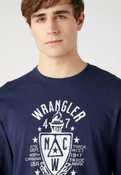 Wrangler Americana - Camiseta De Manga Larga - Navy 10 Wrangler Americana - Camiseta De Manga Larga - Navy -Wrangler 90ea7ae9cb8d4a4e85504963a4b19c65