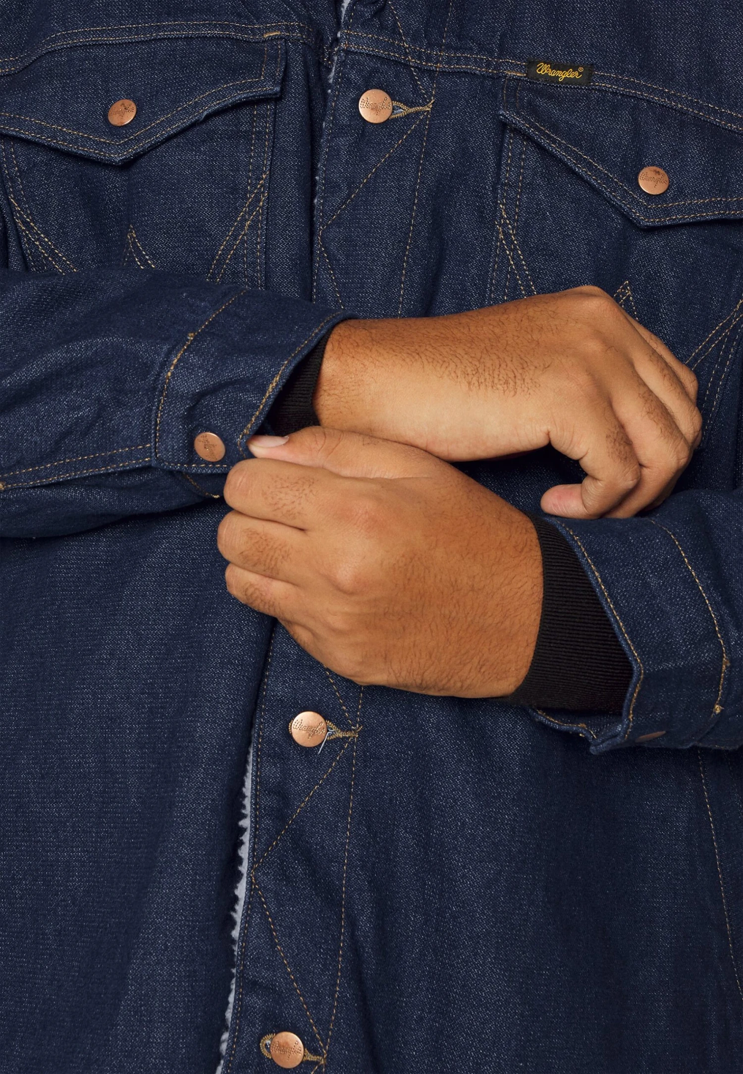 Wrangler Jacket - Abrigo Corto - Retro Blue 8 Wrangler Jacket - Abrigo Corto - Retro Blue - Imagen 6