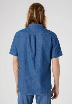 Wrangler Ss- Camisa - Dark Stone -Wrangler 9713b93566904f59ac898863e2ff3230