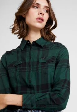 Wrangler Western Shirt - Camisa - Pine -Wrangler 97b7bde6c1624e1e96f93eb38cf6c2da