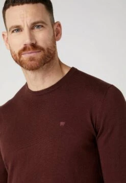 Wrangler Crewneck - Jersey De Punto - Dahlia -Wrangler 97ef8cbca57341e5a62088c05aebf74f