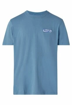 Wrangler Logo Tee - Camiseta Básica - Captains Blue 11 Wrangler Logo Tee - Camiseta Básica - Captains Blue -Wrangler 9941f5bac2c94404a887fcaae9ac6c8e