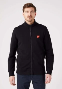 Wrangler Neck Zip - Sudadera Con Cremallera - Schwarz