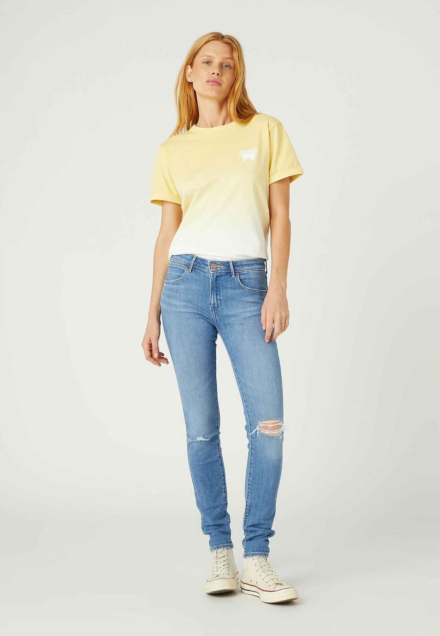 Wrangler Ringer - Camiseta Estampada - Pale Banana 4 Wrangler Ringer - Camiseta Estampada - Pale Banana - Imagen 2