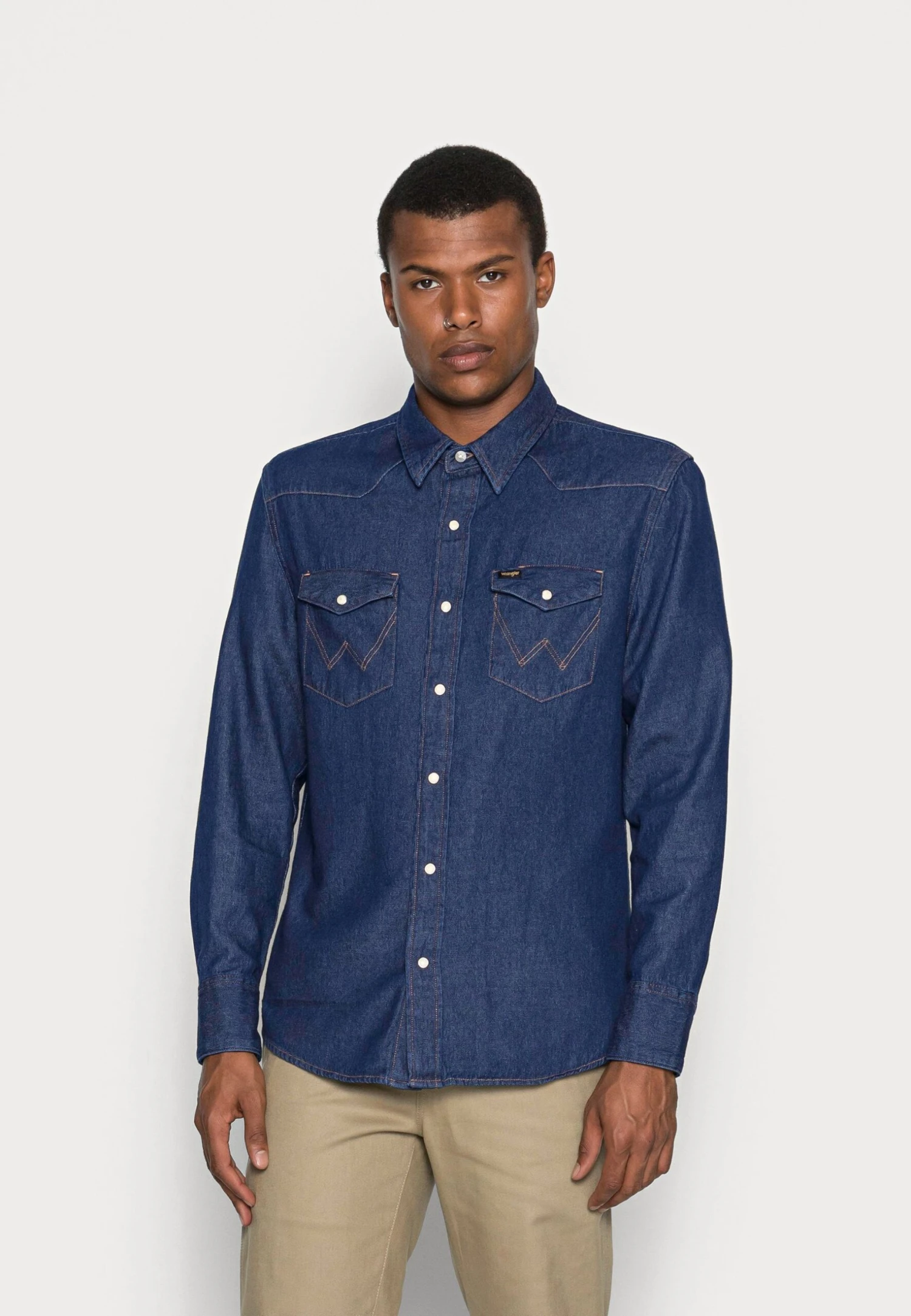 Wrangler 27Mw - Camisa - Dark Blue 3 Wrangler 27Mw - Camisa - Dark Blue