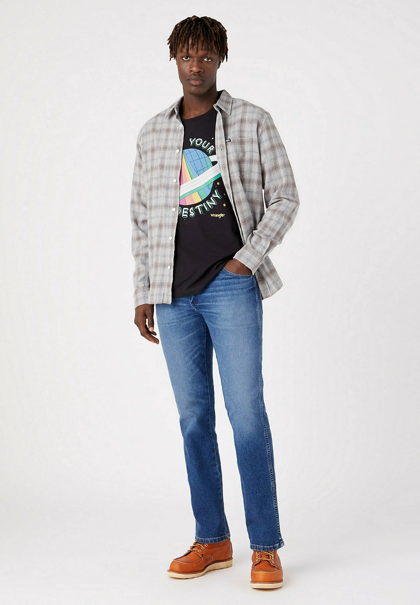 Wrangler 1 Pocket - Camisa - Mid Grey Melee 4 Wrangler 1 Pocket - Camisa - Mid Grey Melee - Imagen 2