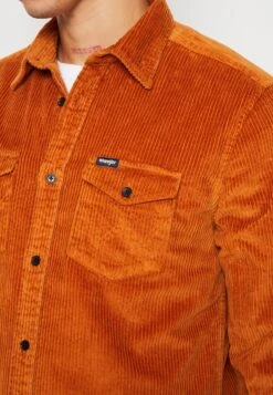 Wrangler Two Flap Pocket Shirt - Camisa - Nutmeg Brown -Wrangler a662b6fb696a43e583cc4a1764192cd8