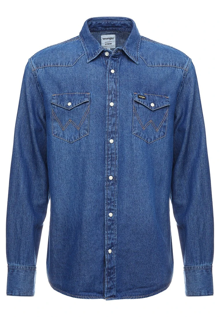 Wrangler 27Mw - Camisa - Blue Denim 7 Wrangler 27Mw - Camisa - Blue Denim - Imagen 5