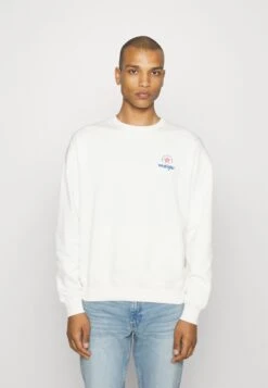 Wrangler Logo Crew - Sudadera - White