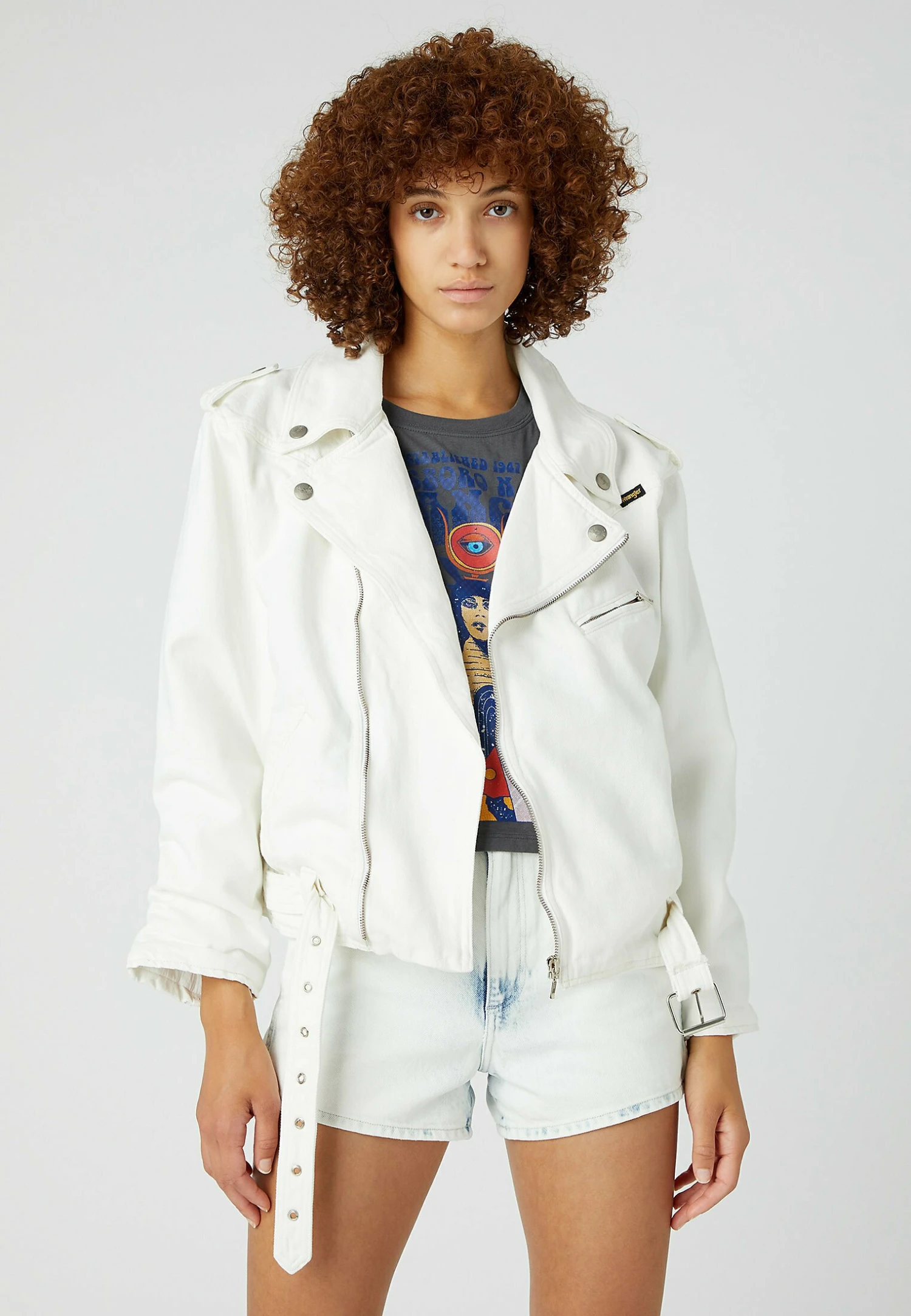 Wrangler Western Moto - Chaqueta Fina - Vintage White 3 Wrangler Western Moto - Chaqueta Fina - Vintage White