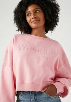 Wrangler Puffy Crew- Sudadera - Sick Pink -Wrangler ab65de9396c4400699cd46163707bf6d