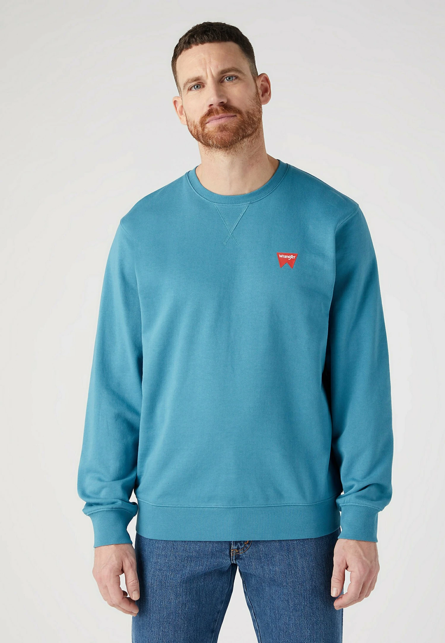 Wrangler Sign Off Crew - Sudadera - Storm Blue 3 Wrangler Sign Off Crew - Sudadera - Storm Blue