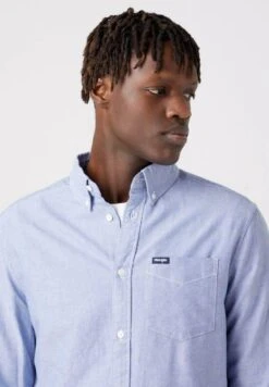 Wrangler 1 Pkt - Camisa - In Blue Tint -Wrangler acbb5b37381443b79c8798a968a80534