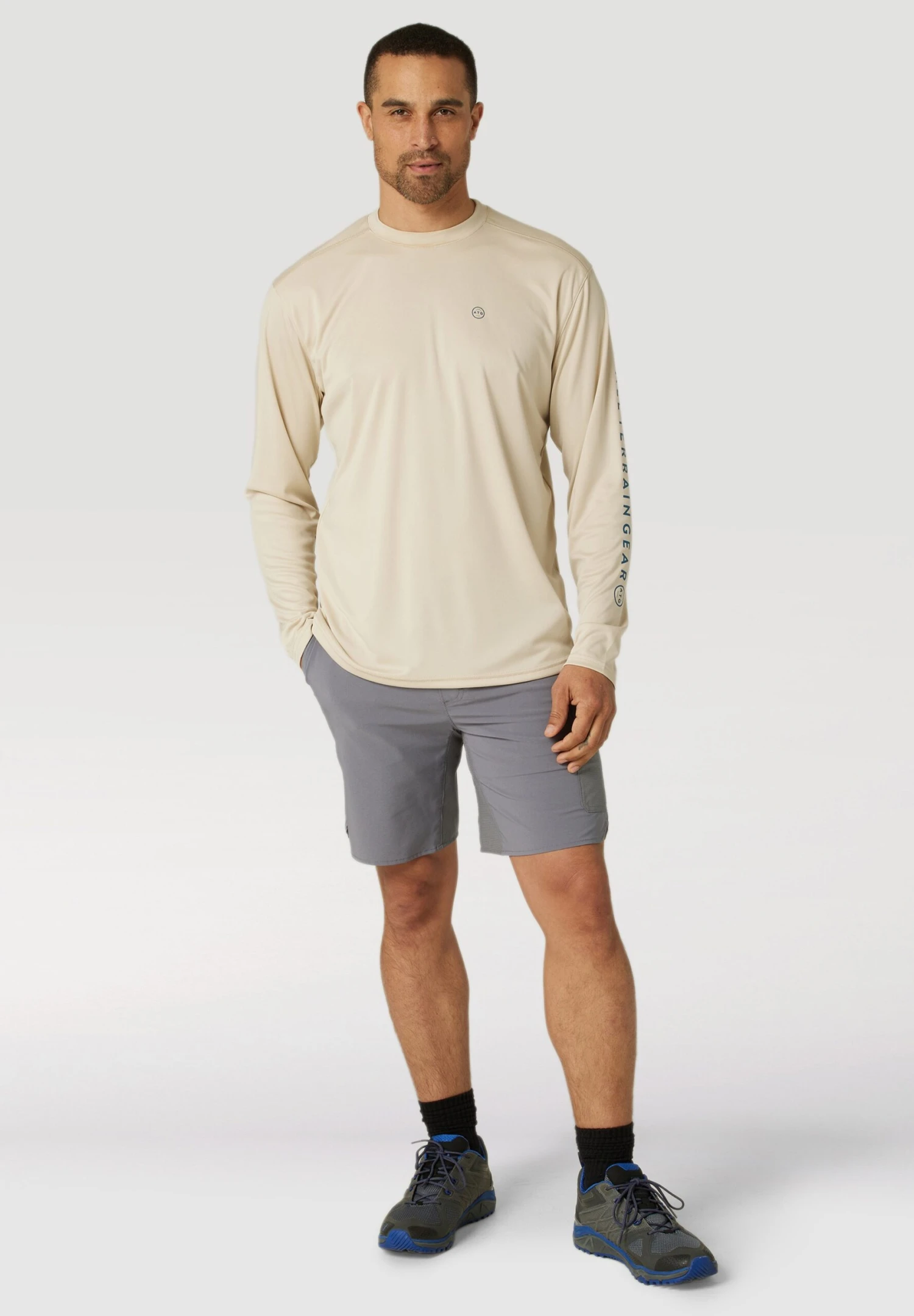 Wrangler All Terrain Gear Mix Material Short - Shorts - Quiet Shade 4 Wrangler All Terrain Gear Mix Material Short - Shorts - Quiet Shade - Imagen 2