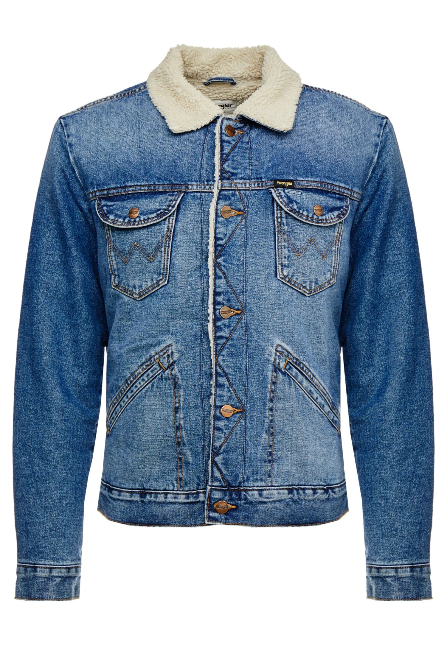 Wrangler Sherpa - Chaqueta Vaquera - Blue Denim 7 Wrangler Sherpa - Chaqueta Vaquera - Blue Denim - Imagen 5
