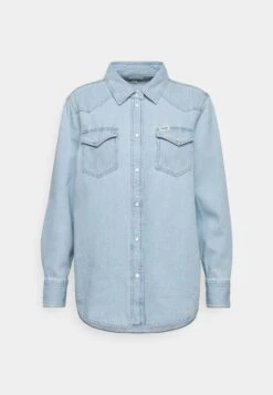Wrangler Camisa - Light Indigo