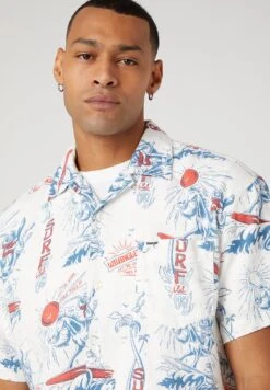 Wrangler 1 Pkt Resort- Camisa - Worn White -Wrangler b0b9bf93b3cf4555ba8900ce5b814bf6