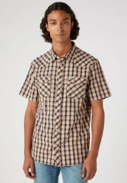 Wrangler Ss Western - Camisa - Tobacco Brown