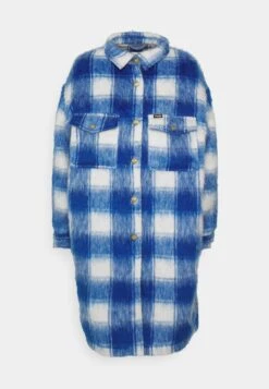 Wrangler Plush Jacket - Abrigo Clásico - Daphne Blue -Wrangler b12a18a770c64e3bad6014aef33ef05d