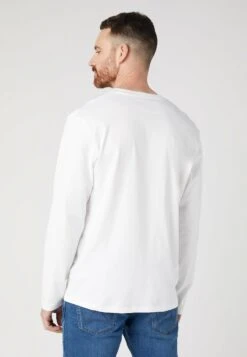 Wrangler Sign Off- Camiseta De Manga Larga - White -Wrangler b27dc654e0684e27a4cda83ec3ac5b69