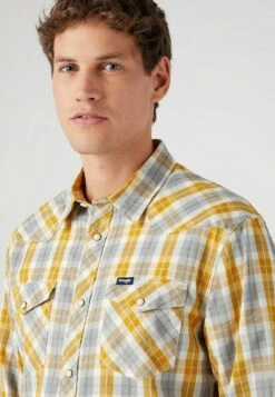 Western- Camisa - Wrangler Yellow -Wrangler b4b7a9ab526c4d618a37ff60d109483e