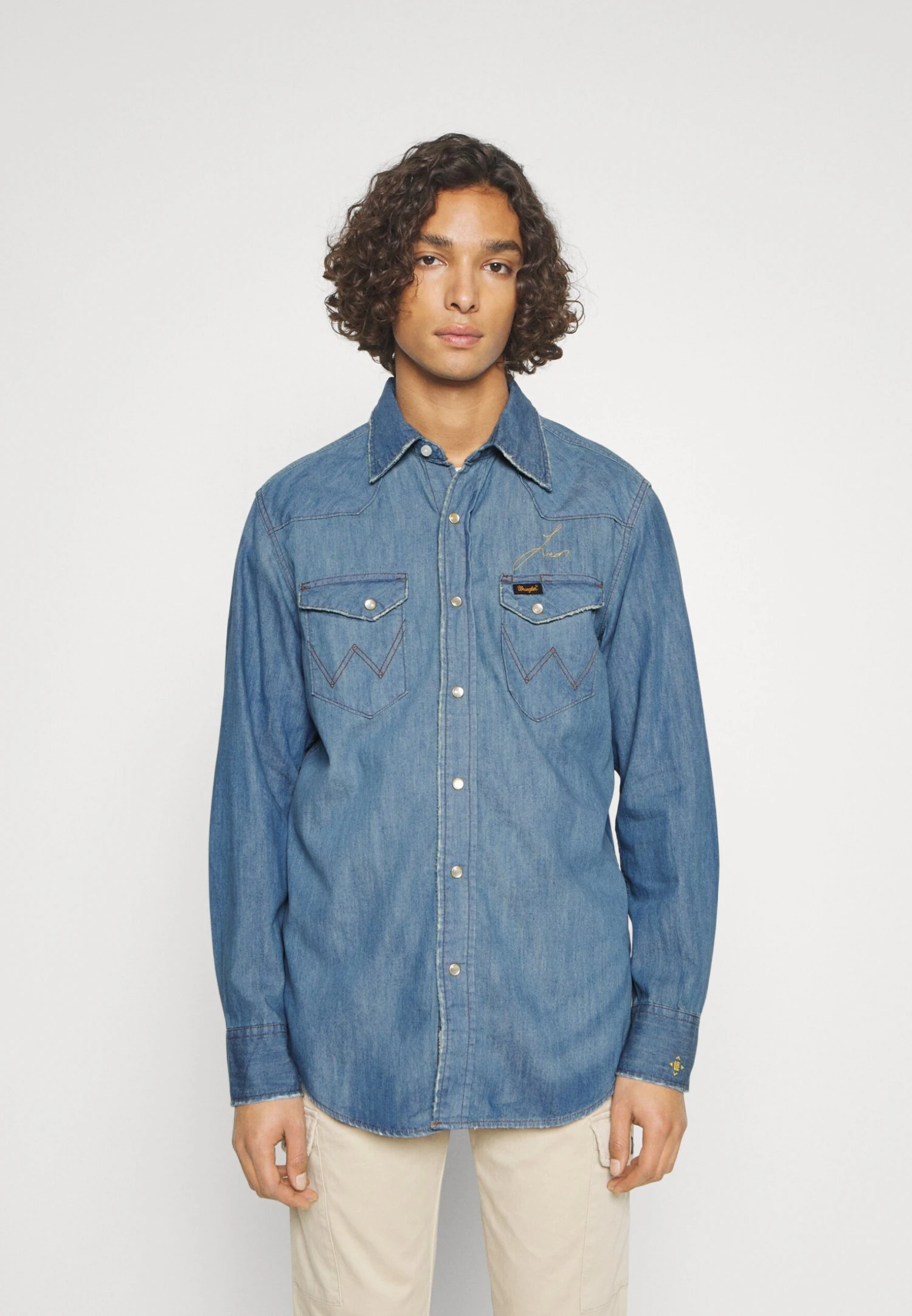 Wrangler Leon - Camisa - Washed Indigo 3 Wrangler Leon - Camisa - Washed Indigo
