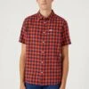 Wrangler Camisa - Red -Wrangler b5655a6fcbc845c18690e7aeb51f32c8
