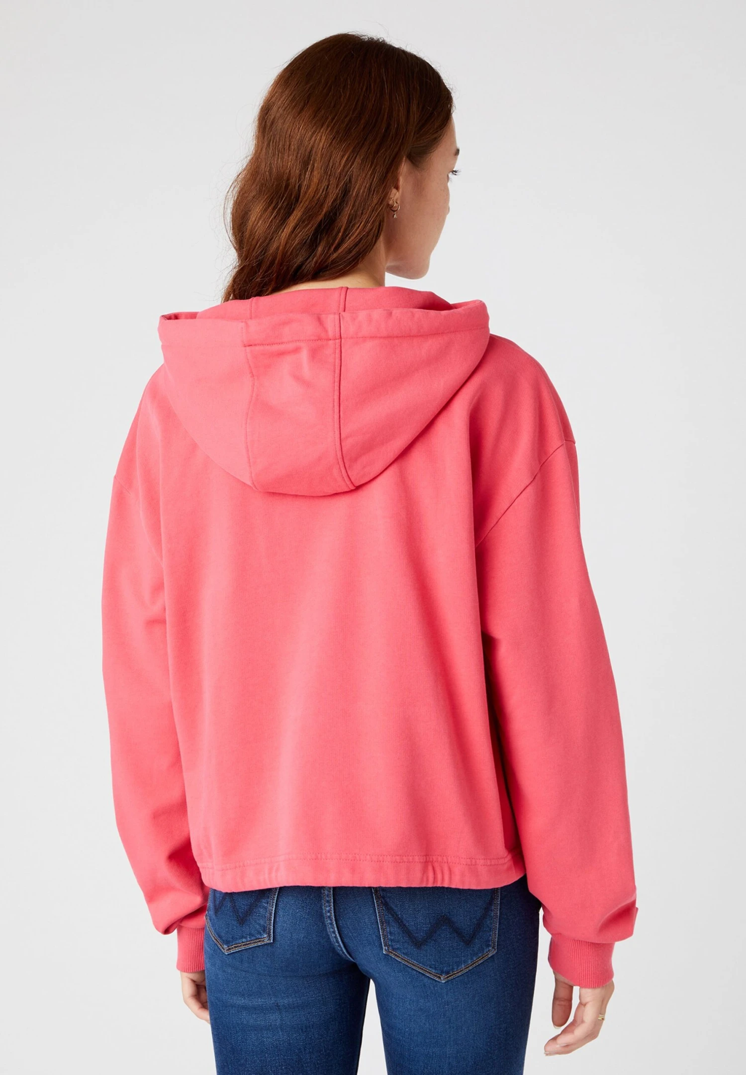 Wrangler Drawcord Hoodie - Jersey Con Capucha - Hot Pink 5 Wrangler Drawcord Hoodie - Jersey Con Capucha - Hot Pink - Imagen 3