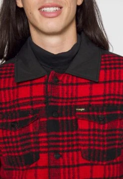 Wrangler Trucker Jacket - Chaqueta De Entretiempo - Lava Red -Wrangler b9a62efba5fb4fd9a85155906ce69c58