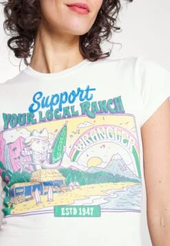 Wrangler Shrunken Band Tee - Camiseta Estampada - Worn White 11 Wrangler Shrunken Band Tee - Camiseta Estampada - Worn White -Wrangler bbbbce6c4c224f899884e86030ae4fda