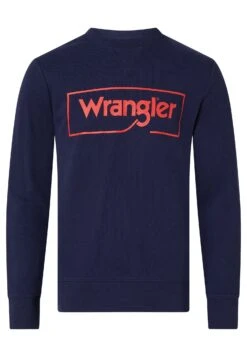 Wrangler Frame Logo Sws - Camiseta De Manga Larga - Navy -Wrangler bbd4be6155cb46aa8a98184479f72730