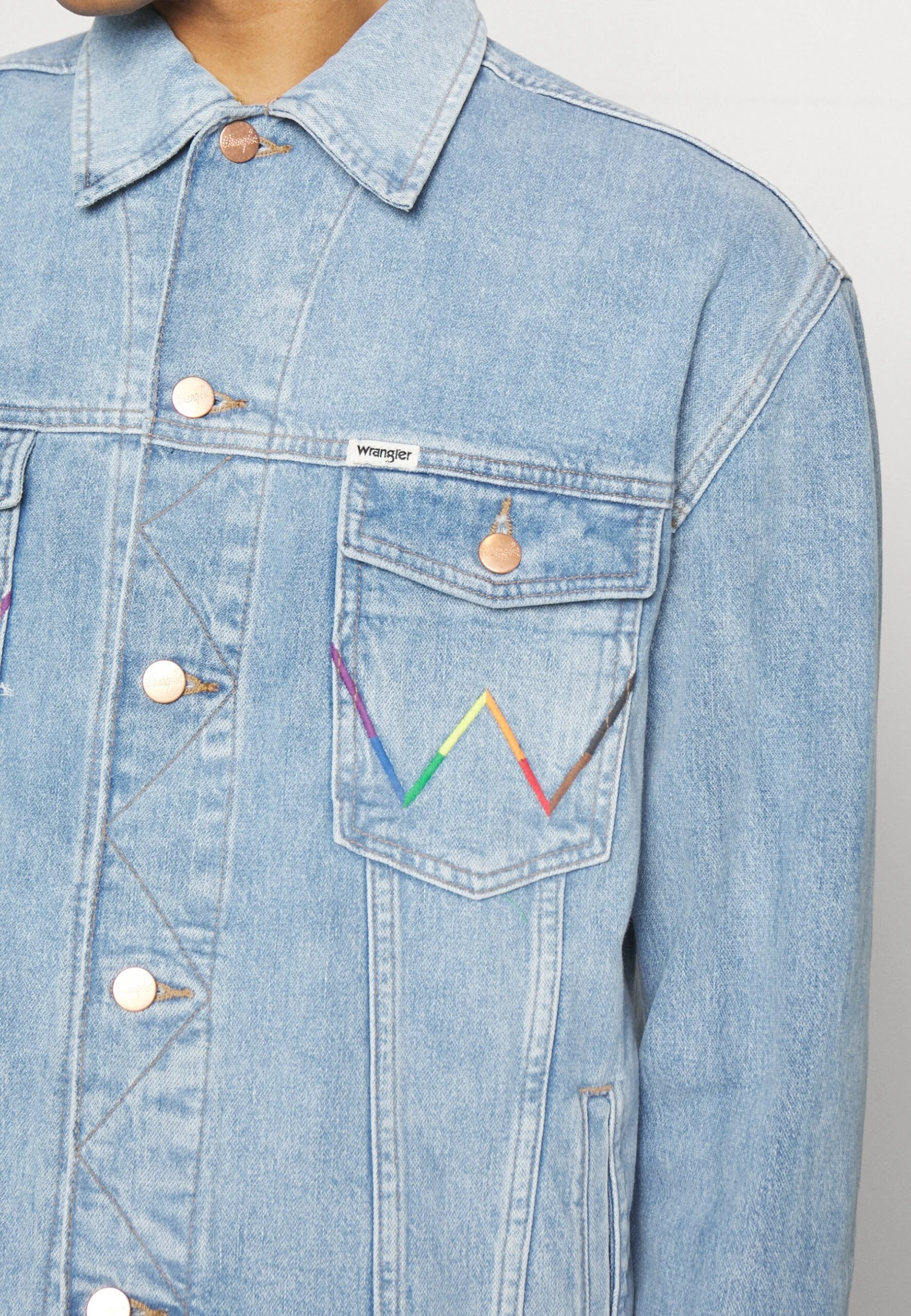 Wrangler Anti Fit Jacket - Chaqueta Vaquera - Light Blue 7 Wrangler Anti Fit Jacket - Chaqueta Vaquera - Light Blue - Imagen 5