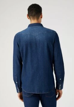 Wrangler 27Mw - Camisa - Blau -Wrangler bd9ffbe0d5ef4288923727d2e43dc122