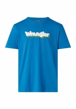 Wrangler Graphic Tee - Camiseta Estampada - Deep Water -Wrangler be43fdb88c694110b681470362f30381