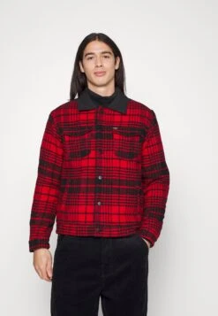 Wrangler Trucker Jacket - Chaqueta De Entretiempo - Lava Red