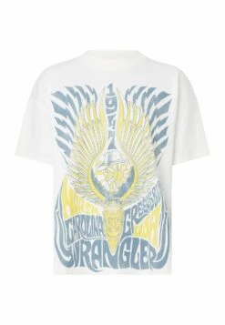 Wrangler Girlfriend - Camiseta Estampada - Worn In White -Wrangler bfa220f3608d40faaf1da40d748d97e8