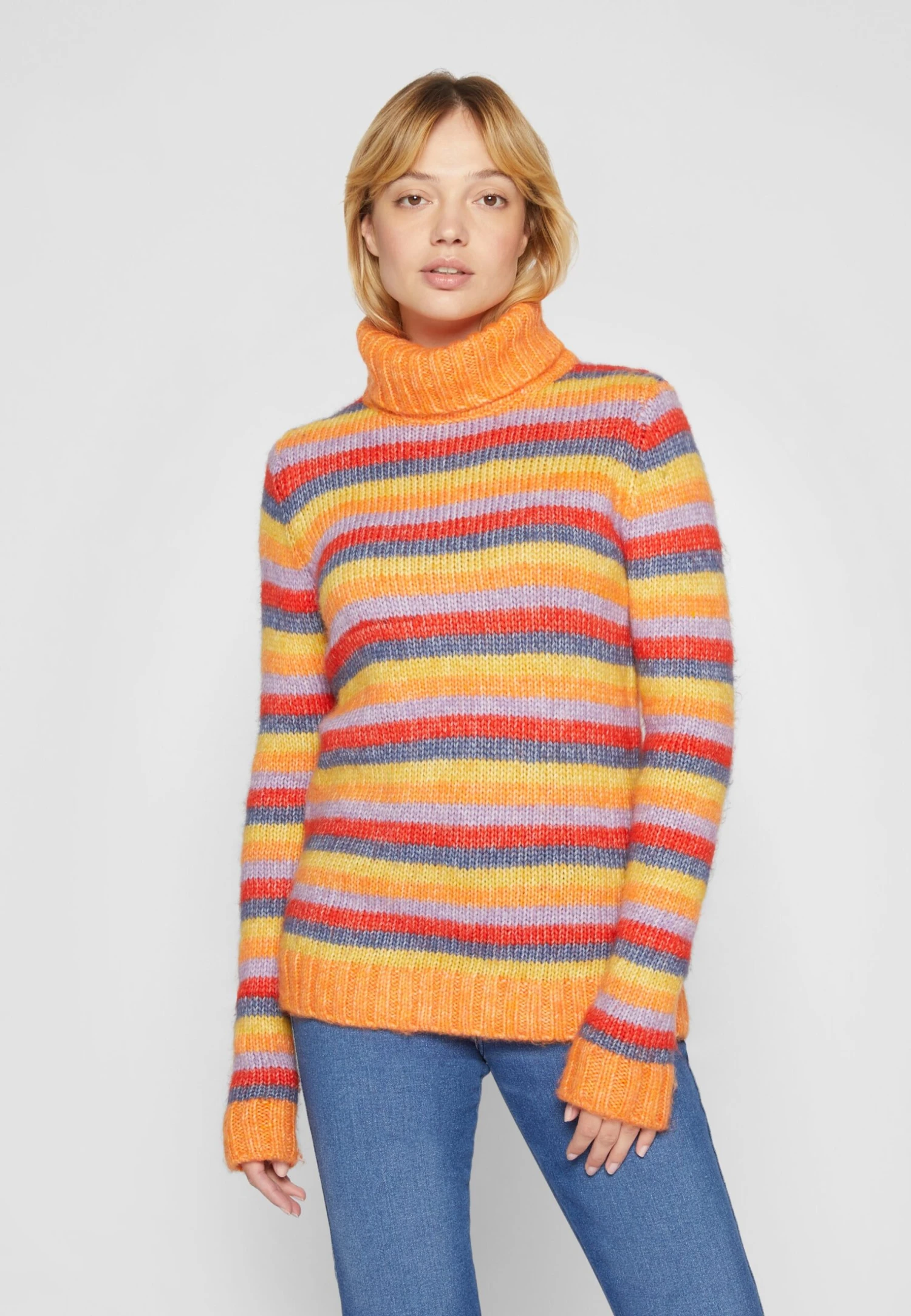 Wrangler Plush Sweater - Jersey De Punto - Coral Rose 4 Wrangler Plush Sweater - Jersey De Punto - Coral Rose - Imagen 3