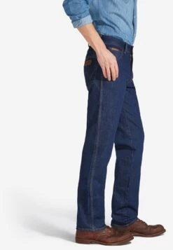 Wrangler Texas - Vaqueros Rectos - Blue Denim -Wrangler c04df8d057e54c928359ffe55efdf4ad