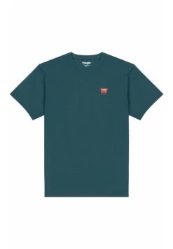 Wrangler Sign Off - Camiseta Básica - Deep Teal Green 11 Wrangler Sign Off - Camiseta Básica - Deep Teal Green -Wrangler c1c83328ef4f4261a257288357836627