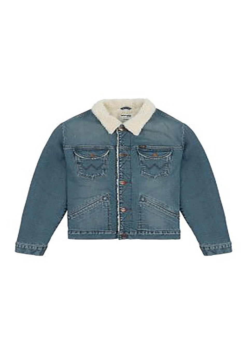 Wrangler Sherpa - Chaqueta Vaquera - Green Grass 7 Wrangler Sherpa - Chaqueta Vaquera - Green Grass - Imagen 5