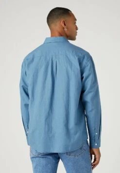 Wrangler Pkt- Camisa - Captains Blue -Wrangler c4166481dbbd4dd7896a5dcc561184a3