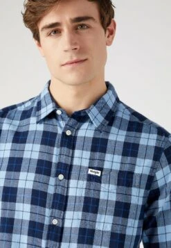 Wrangler 1 Pocket - Camisa - Cerulean Blue 10 Wrangler 1 Pocket - Camisa - Cerulean Blue -Wrangler c6f368d0fe2843d0a4b23c7e6437cb9e