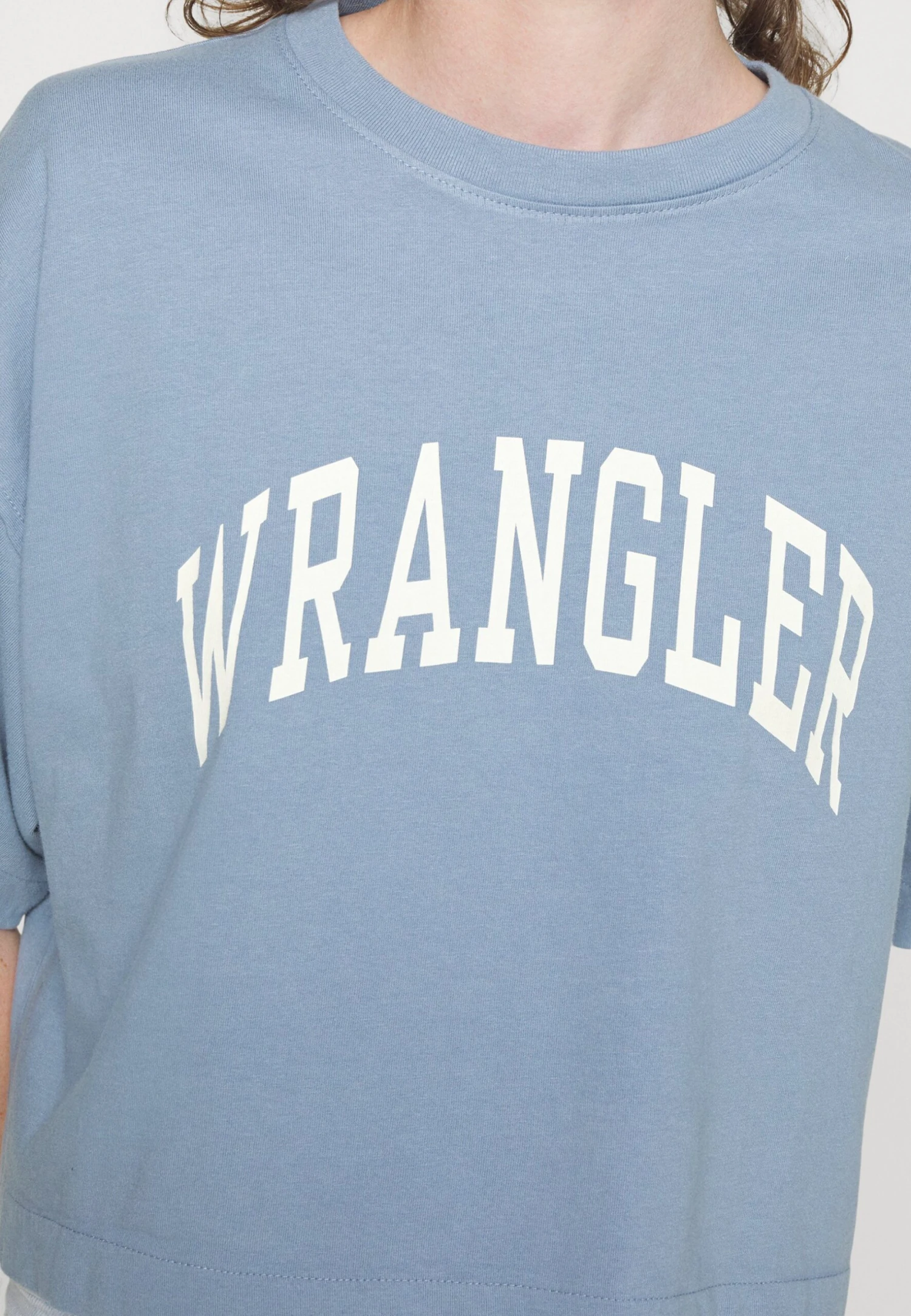 Wrangler Boxy Tee - Camiseta Estampada - Stone Wash Blue 7 Wrangler Boxy Tee - Camiseta Estampada - Stone Wash Blue - Imagen 5