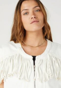 Wrangler Fringed - Chaleco - Vintage White -Wrangler c7f97b5242794822ba22ba2aed35b04d