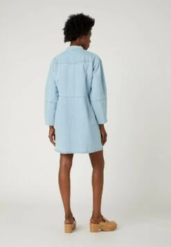 Wrangler Western - Vestido Vaquero - Light Vintage Indigo -Wrangler c82cad1297464d9ea737c0f046b23f3f