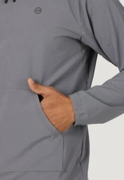 Wrangler Mixed Material - Jersey Con Capucha - Quiet Shade -Wrangler cac10e36de8f444cb87d21e0d4b1df7e