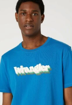 Wrangler Graphic Tee - Camiseta Estampada - Deep Water -Wrangler cb3a5098f65a4a9791c4e2fc0055d63d