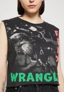 Wrangler Sleeveless- Top - Faded Black -Wrangler cd82f8115238447db4df1ef14769e7e2
