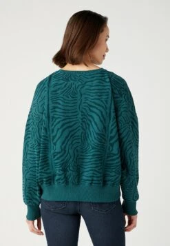 Wrangler Super Relaxed- Sudadera - Dark Matcha -Wrangler cf70b13e0d3a4c08bff6aa1110a467d6